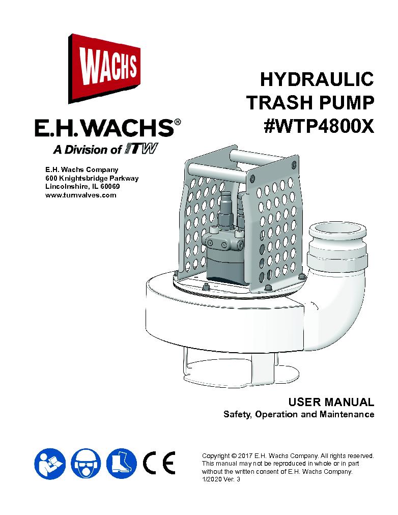 WTP 4800 Hydraulic Trash Pump